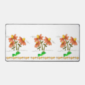 Schreibtisch Mat Frog Leaping Pilz Natur Schreibtischunterlage (Vorderseite)