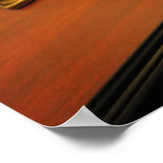 Schreibtisch mit Bibel Poster (Ecke)