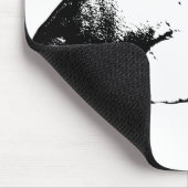 Schreibtisch-Muse, Fette Umrandung Mousepad (Ecke)