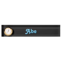 Schreibtisch Name Plate Abe