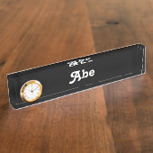 Schreibtisch Name Plate Abe Namensplakette (Seite)