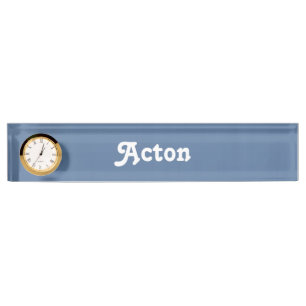 Schreibtisch Name Plate Acton Namensplakette