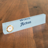 Schreibtisch Name Plate Acton Namensplakette (Seite)