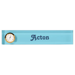 Schreibtisch Name Plate Acton Namensplakette