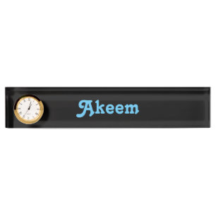 Schreibtisch Name Plate Akeem Namensplakette