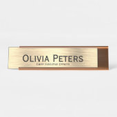 Schreibtisch Name Plate, Chief Führungskraft Offic Schreibtischnamensplakette (Vorderseite )