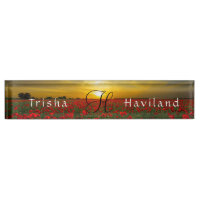 Schreibtisch Name Plate HAMbyWG - Sonnenuntergang