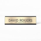 Schreibtisch Name Plate