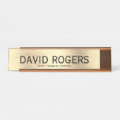 Schreibtisch Name Plate Schreibtischnamensplakette (Vorderseite )