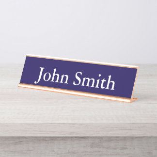 Schreibtisch Name Plate, Standard (2" x 8"), Silbe Schreibtischnamensplakette