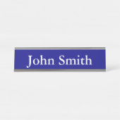 Schreibtisch Name Plate, Standard (2" x 8"), Silbe Schreibtischnamensplakette (Vorderseite )