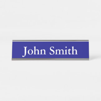 Schreibtisch Name Plate, Standard (2" x 8"), Silbe Schreibtischnamensplakette