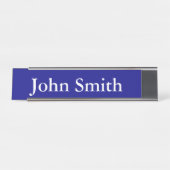 Schreibtisch Name Plate, Standard (2" x 8"), Silbe Schreibtischnamensplakette (Vorderseite )