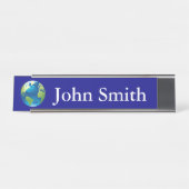 Schreibtisch Name Plate, Standard (2" x 8"), Silbe Schreibtischnamensplakette (Vorderseite )