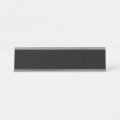 Schreibtisch Name Plate, Standard (2" x 8"), Silbe Schreibtischnamensplakette (Vorderseite )