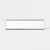 Schreibtisch Name Plate, Standard (2" x 8"), Silbe Schreibtischnamensplakette (Vorderseite )