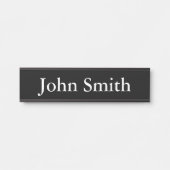 Schreibtisch Name Plate, Standard (2" x 8"), Silbe Türschild (Vorderseite )