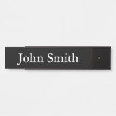 Schreibtisch Name Plate, Standard (2" x 8"), Silbe Türschild (Vorderseite )