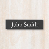 Schreibtisch Name Plate, Standard (2" x 8"), Silbe Türschild (Vorderseite )