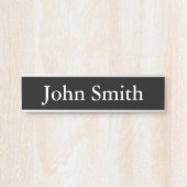 Schreibtisch Name Plate, Standard (2" x 8"), Silbe Türschild (Vorderseite )