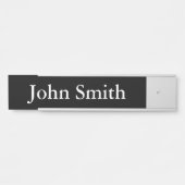 Schreibtisch Name Plate, Standard (2" x 8"), Silbe Türschild (Vorderseite )