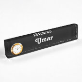 Schreibtisch Name Plate Umar Namensplakette