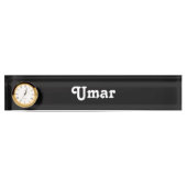 Schreibtisch Name Plate Umar Namensplakette (Vorderseite)