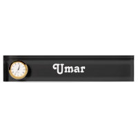 Schreibtisch Name Plate Umar