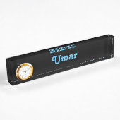 Schreibtisch Name Plate Umar Namensplakette