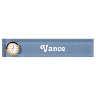 Schreibtisch Name Plate Vance Namensplakette