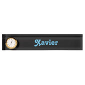 Schreibtisch Name Plate Xavier Namensplakette (Vorderseite)