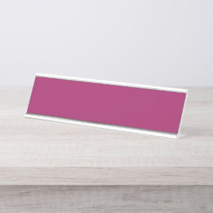 Schreibtisch Namensschild Magenta Büroschild