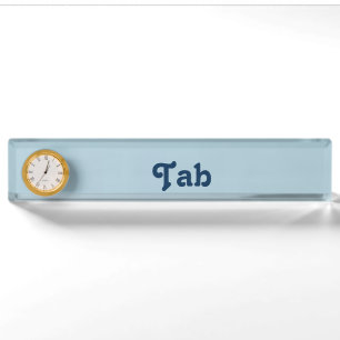 Schreibtisch-Namensschild-Registerkarte Namensplakette