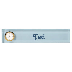 Schreibtisch Namensschild Ted Namensplakette