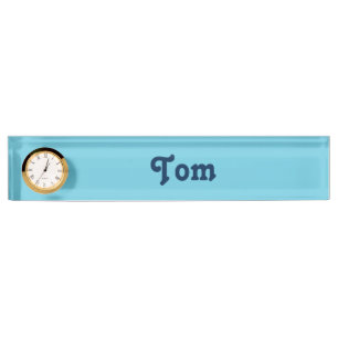 Schreibtisch Namensschild Tom Namensplakette