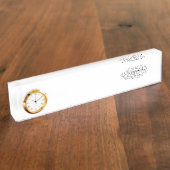 Schreibtisch-Nummernschild: 99 Namen von Allah Namensplakette (Seite)