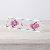 Schreibtisch oder hängende schreibtischnamensplakette (Vorderseite )