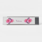 Schreibtisch oder hängende schreibtischnamensplakette (Vorderseite )