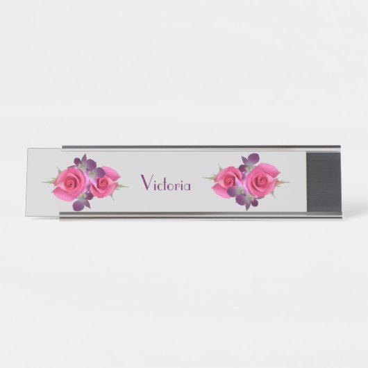 Schreibtisch oder hängende schreibtischnamensplakette (Vorderseite )