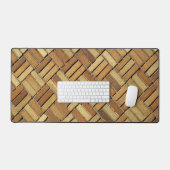 Schreibtisch Pad - Muster aus Woven Brick Schreibtischunterlage (Tastatur & Maus)