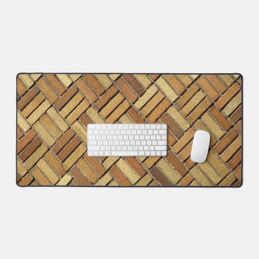 Schreibtisch Pad - Muster aus Woven Brick Schreibtischunterlage (Tastatur & Maus)