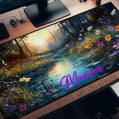 Schreibtisch Pad, Wildblumen entlang der Bucht Per Schreibtischunterlage