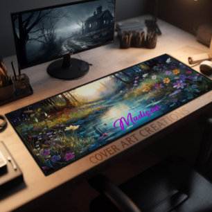 Schreibtisch Pad, Wildblumen entlang der Bucht Per Schreibtischunterlage