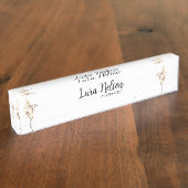 Schreibtisch Plaque - Personalisierte Acrylnamenpl Namensplakette (Seite)