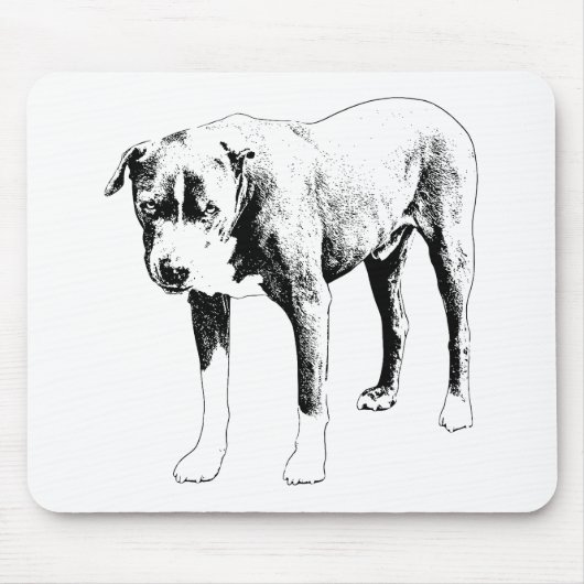 Schreibtisch Ruhe, Winter Focus Mousepad (Vorne)
