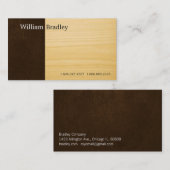 Schreibtisch Visitenkarte (Vorne/Hinten)