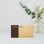 Schreibtisch Visitenkarte (Stehend Vorderseite)