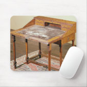 Schreibtisch, Walnuss mit Arabeskemarketerie Mousepad (Mit Mouse)
