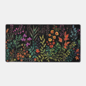 Schreibtisch, Wildblumen Lavendel und Orange Schreibtischunterlage (Vorderseite)