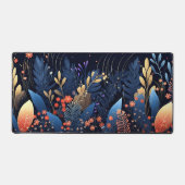 Schreibtisch, Wildblumen und Schreibtische in blau Schreibtischunterlage (Vorderseite)